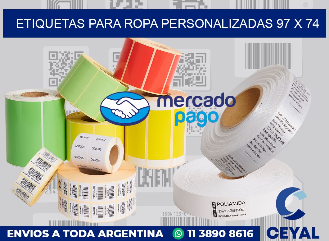 etiquetas para ropa personalizadas 97 x 74
