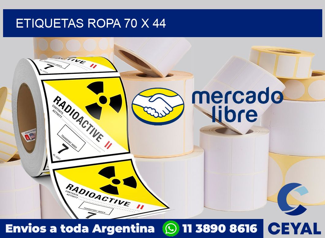 etiquetas ropa 70 x 44