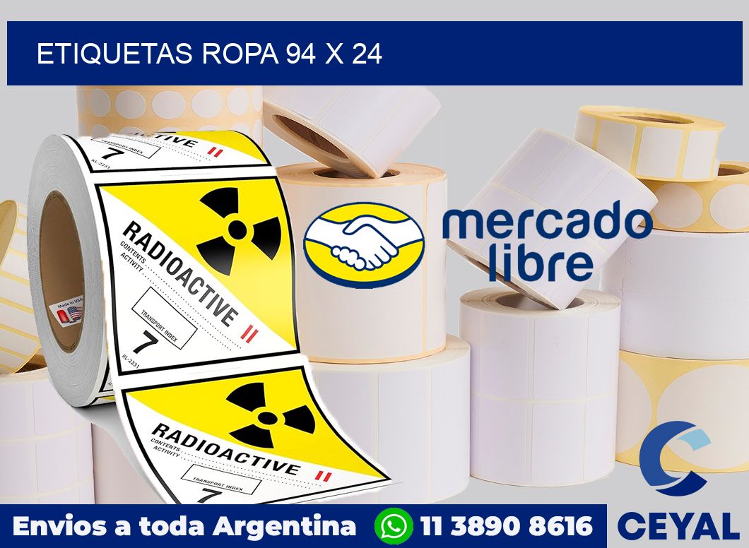 etiquetas ropa 94 x 24