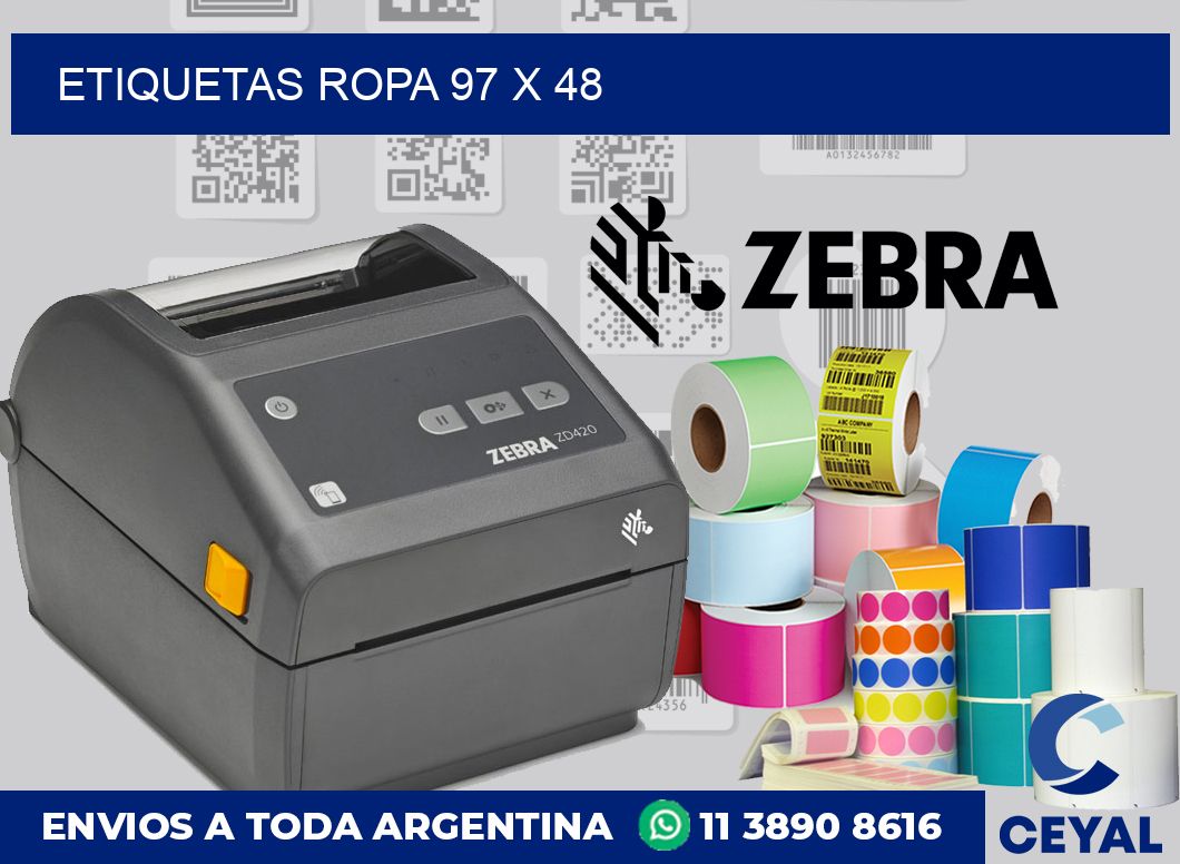 etiquetas ropa 97 x 48