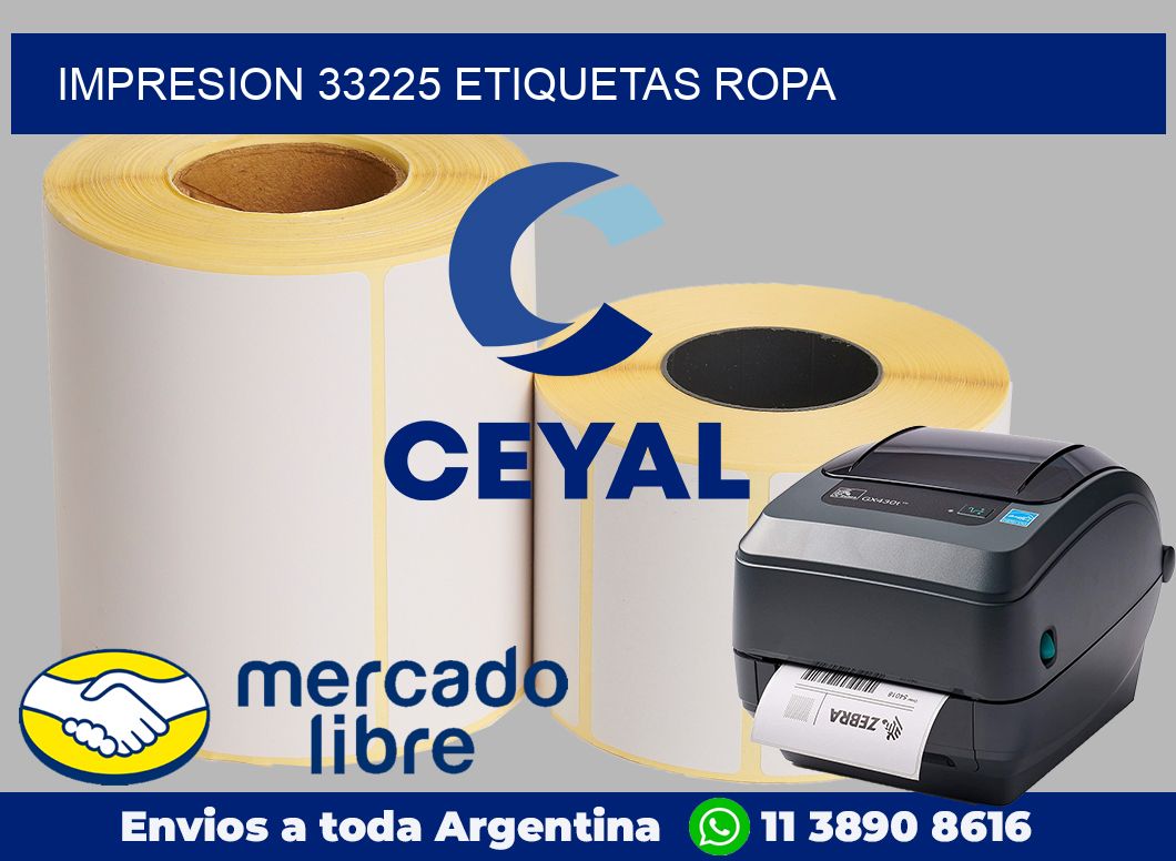 impresion 33225 etiquetas ropa