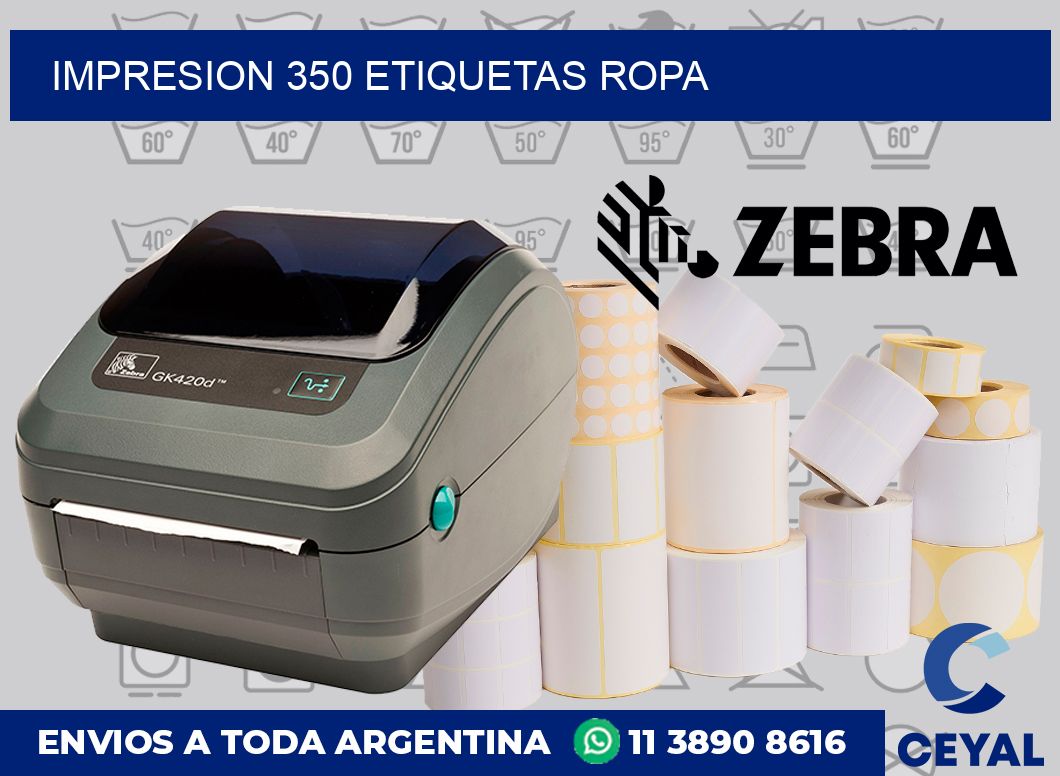 impresion 350 etiquetas ropa