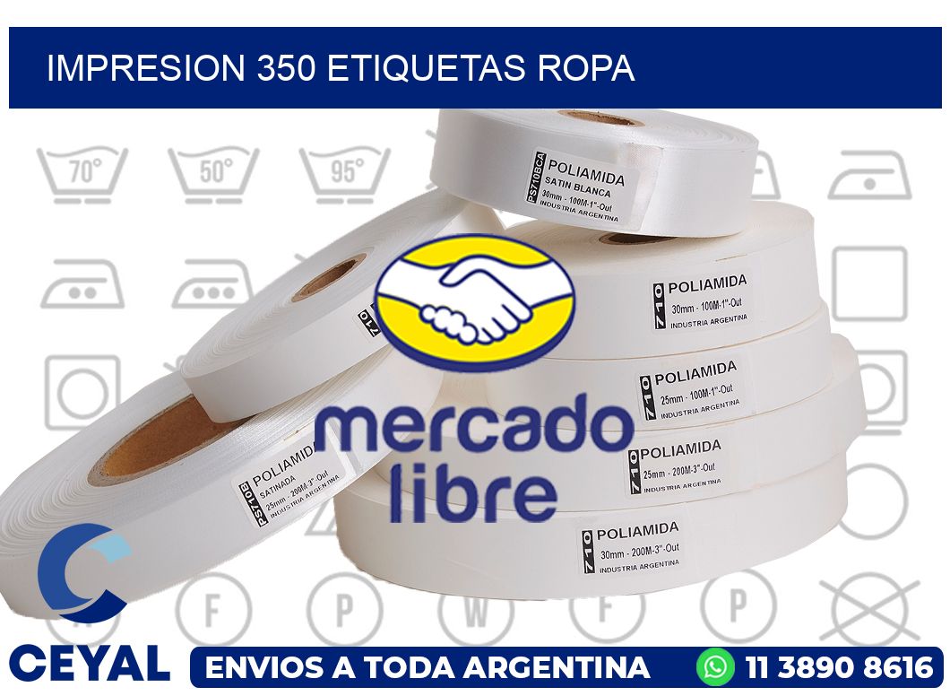 impresion 350 etiquetas ropa