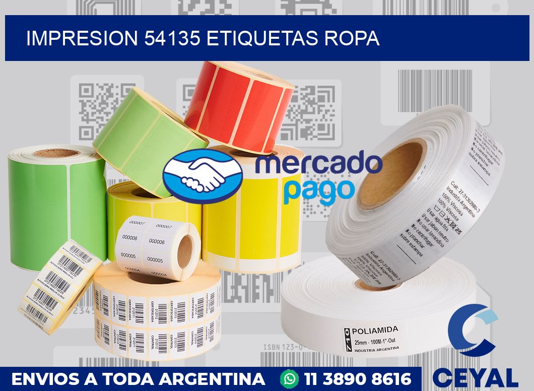 impresion 54135 etiquetas ropa