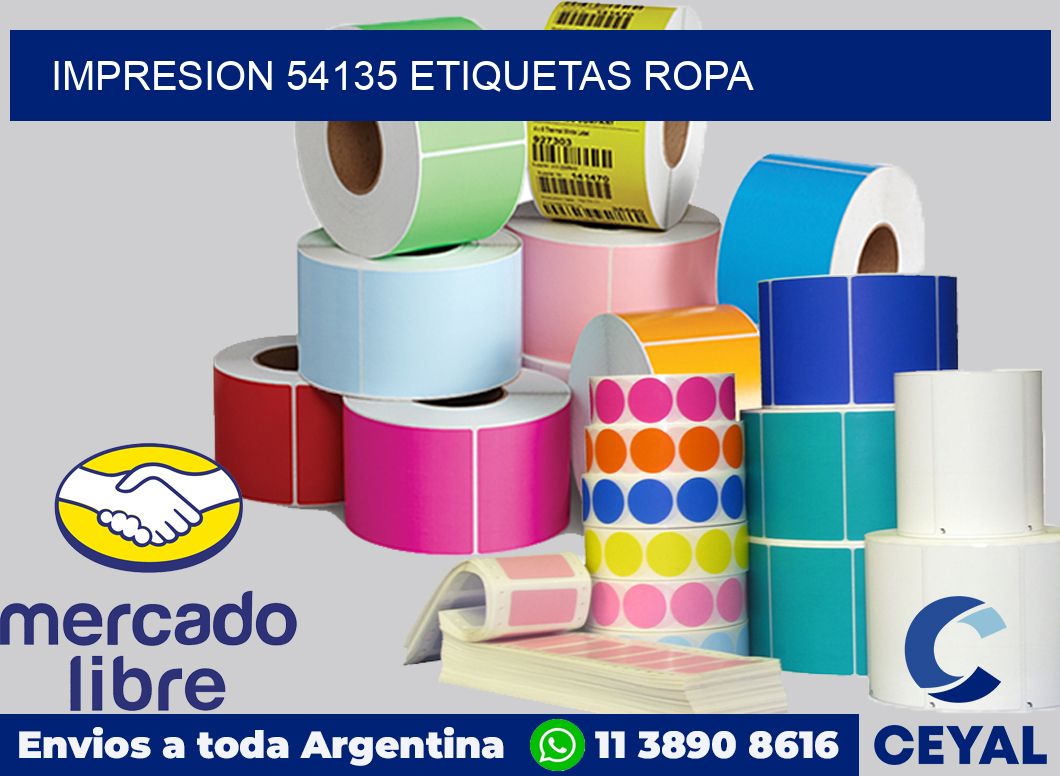 impresion 54135 etiquetas ropa