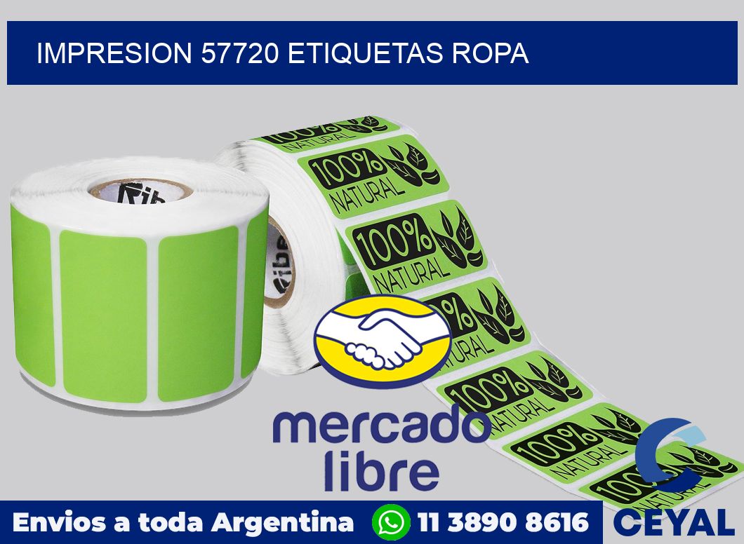 impresion 57720 etiquetas ropa