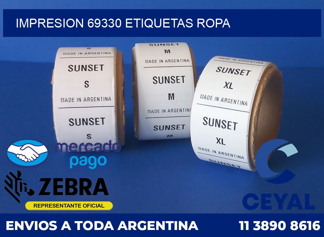 impresion 69330 etiquetas ropa