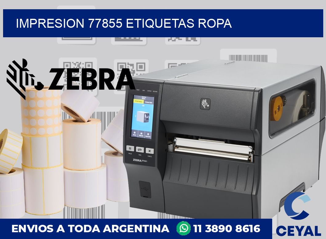 impresion 77855 etiquetas ropa