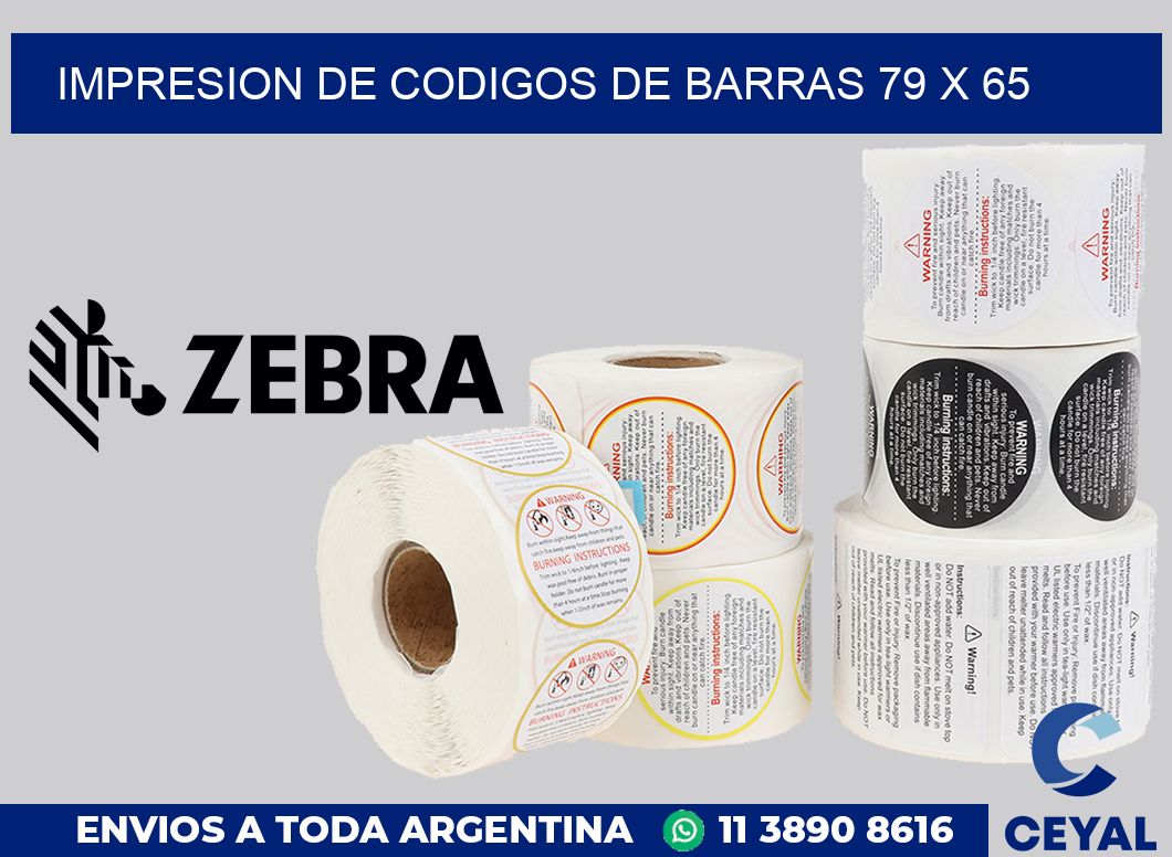 impresion de codigos de barras 79 x 65