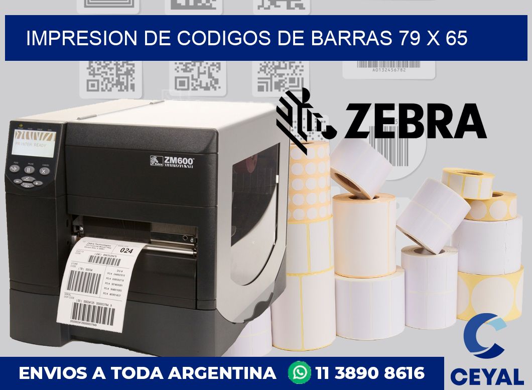 impresion de codigos de barras 79 x 65