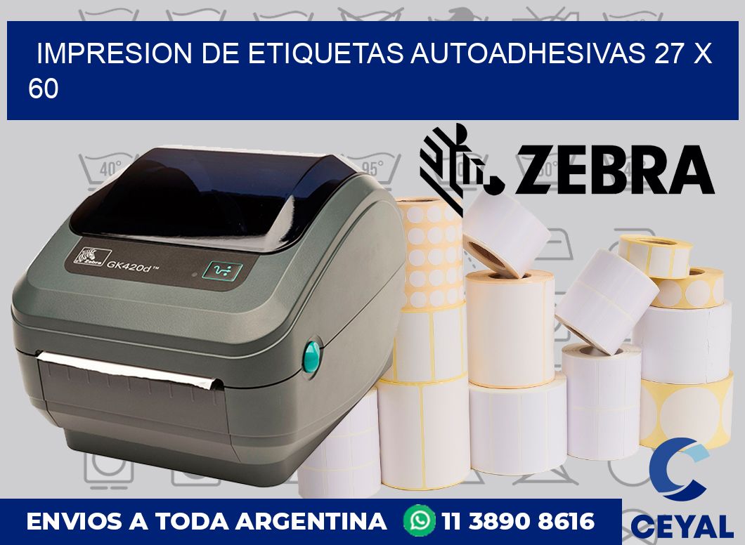 impresion de etiquetas autoadhesivas 27 x 60