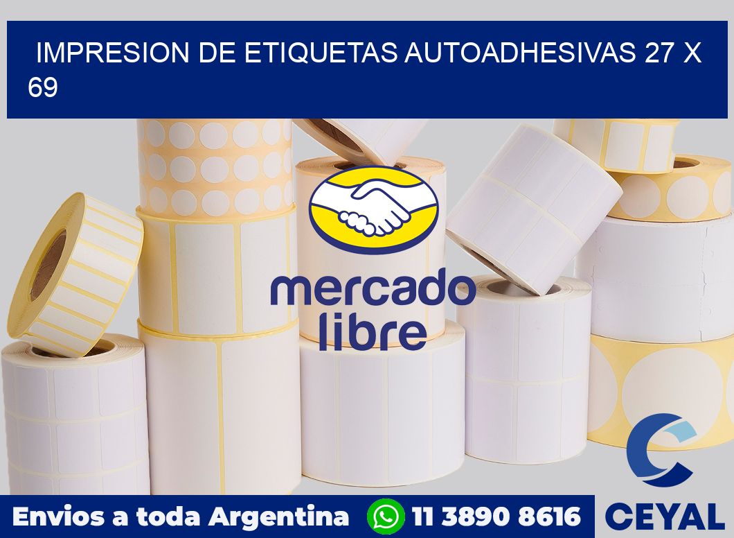 impresion de etiquetas autoadhesivas 27 x 69