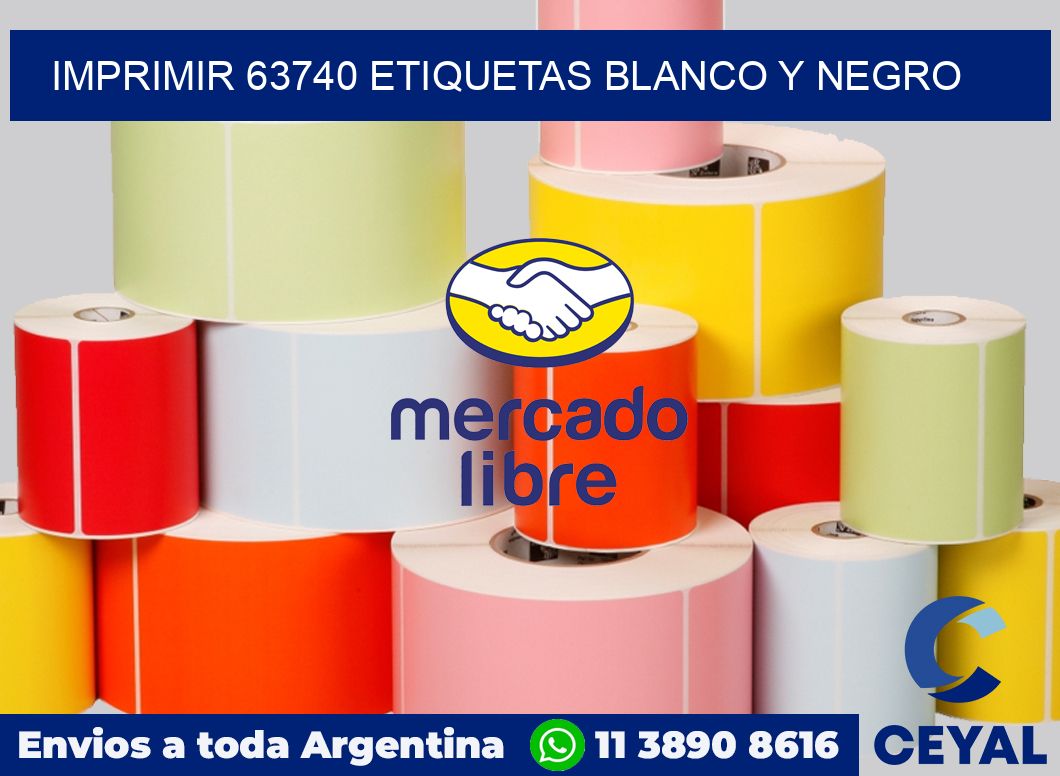 imprimir 63740 etiquetas blanco y negro