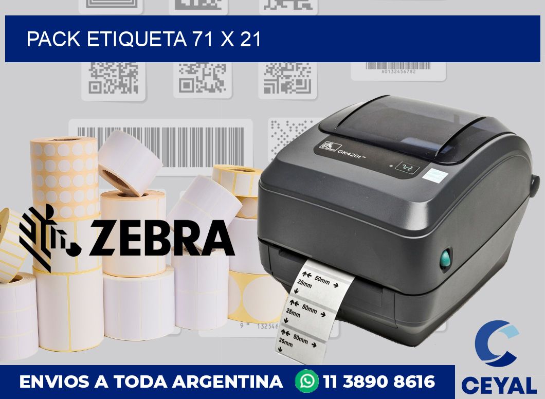 pack etiqueta 71 x 21