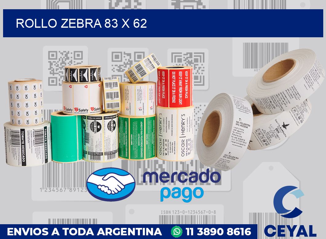 rollo zebra 83 x 62