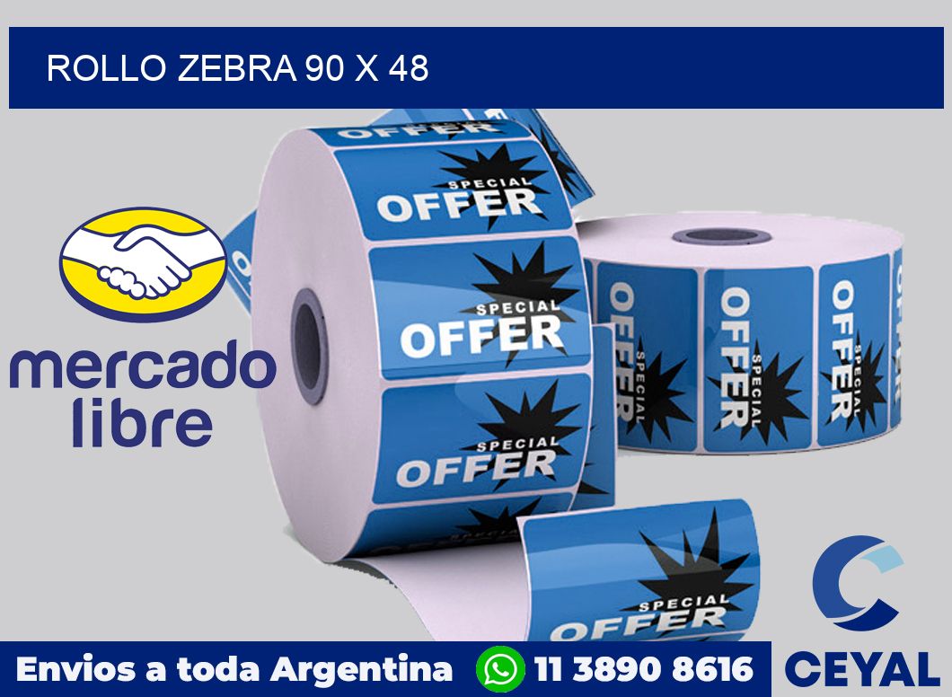 rollo zebra 90 x 48