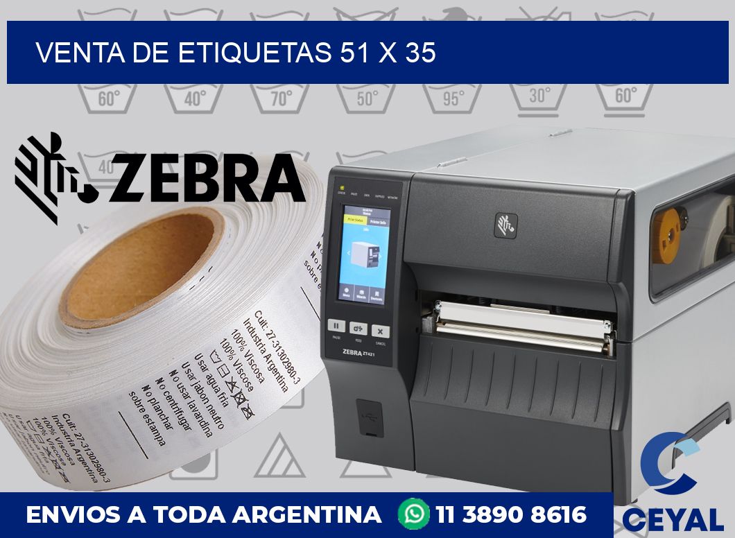 venta de etiquetas 51 x 35