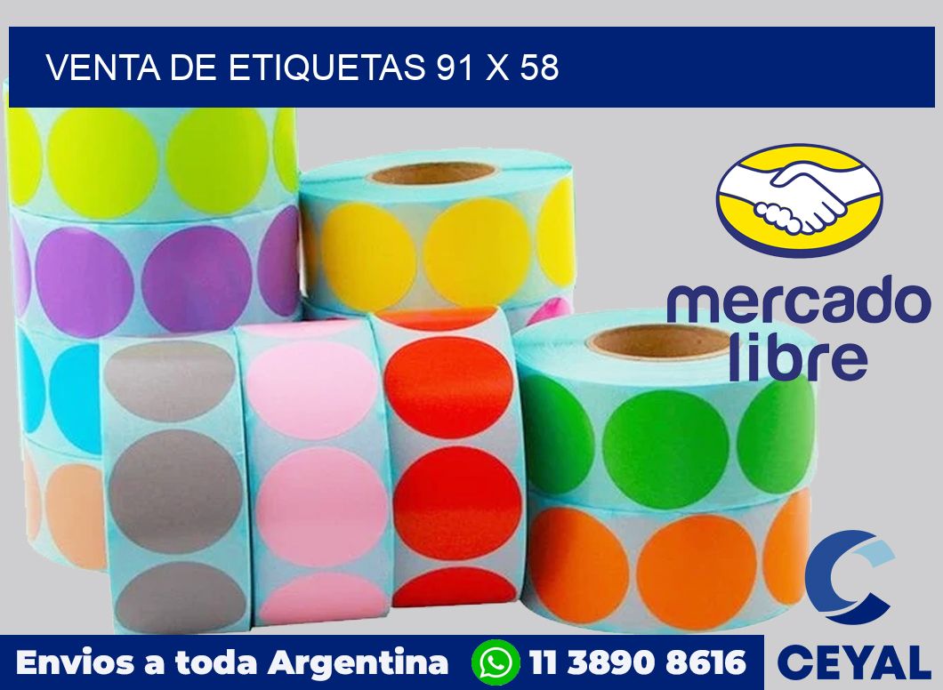 venta de etiquetas 91 x 58