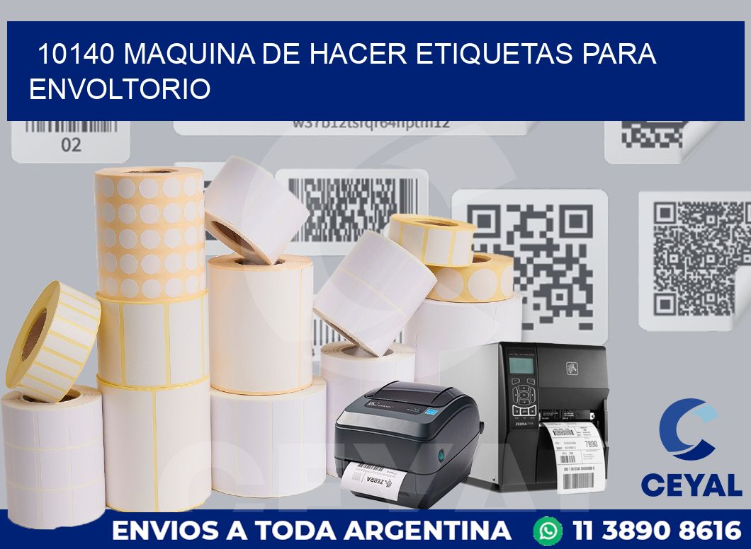 10140 MAQUINA DE HACER ETIQUETAS PARA ENVOLTORIO