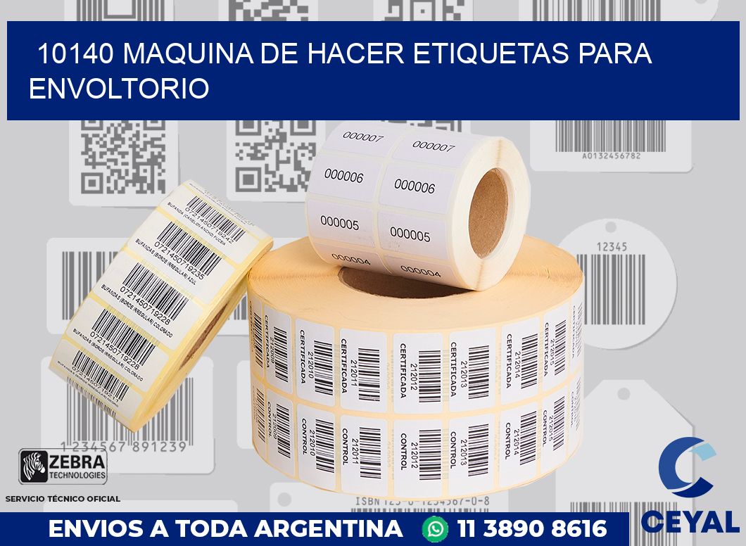 10140 MAQUINA DE HACER ETIQUETAS PARA ENVOLTORIO