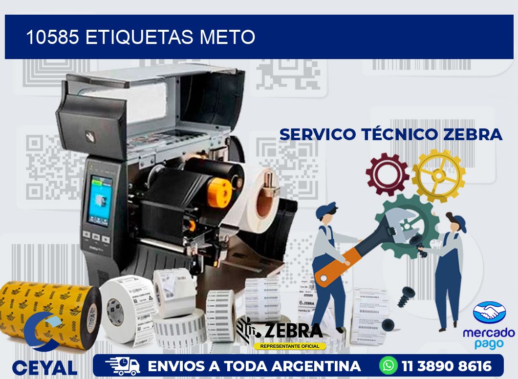 10585 ETIQUETAS METO