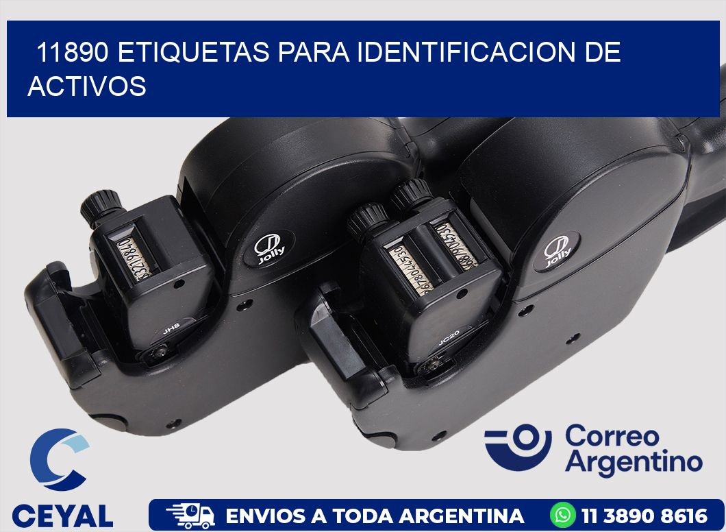 11890 ETIQUETAS PARA IDENTIFICACION DE ACTIVOS