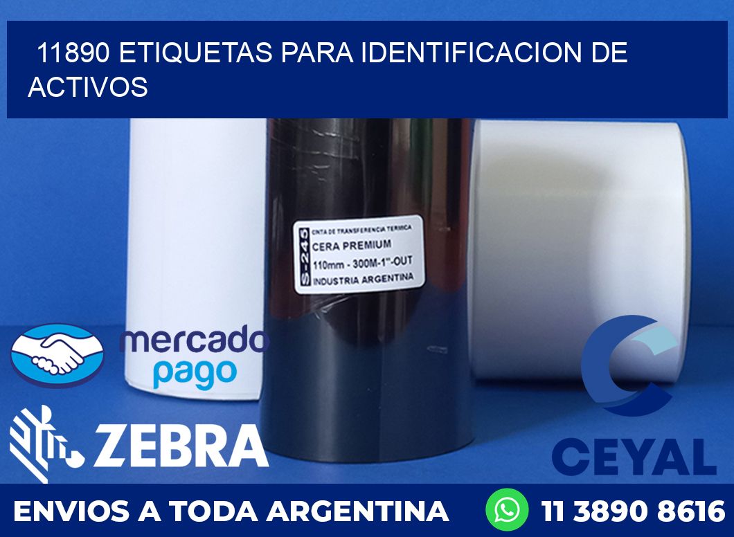 11890 ETIQUETAS PARA IDENTIFICACION DE ACTIVOS