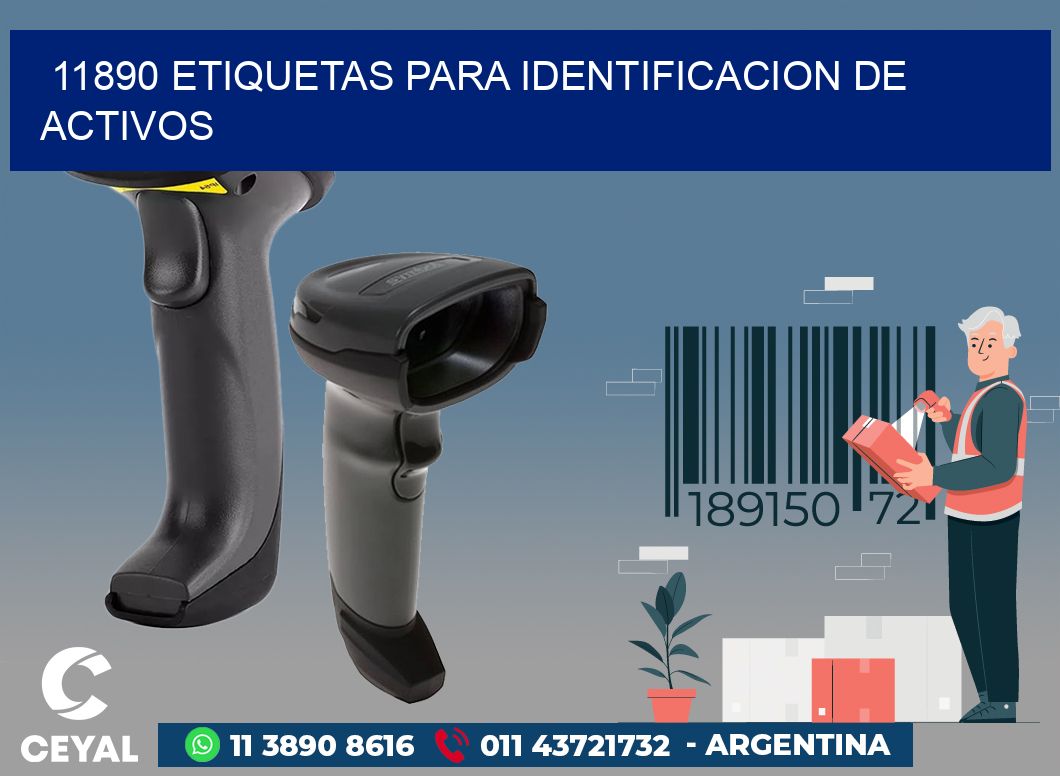 11890 ETIQUETAS PARA IDENTIFICACION DE ACTIVOS