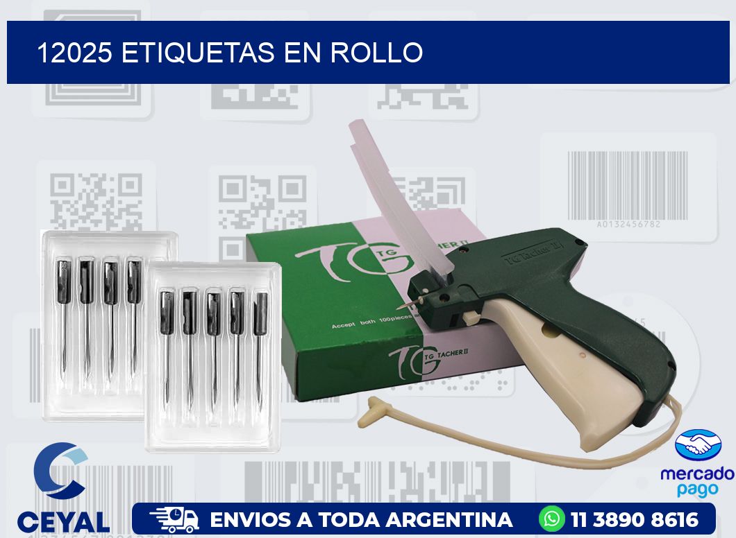 12025 ETIQUETAS EN ROLLO