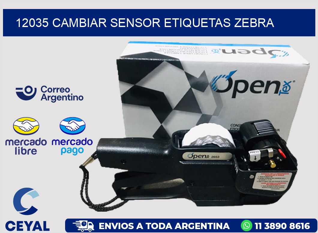 12035 CAMBIAR SENSOR ETIQUETAS ZEBRA