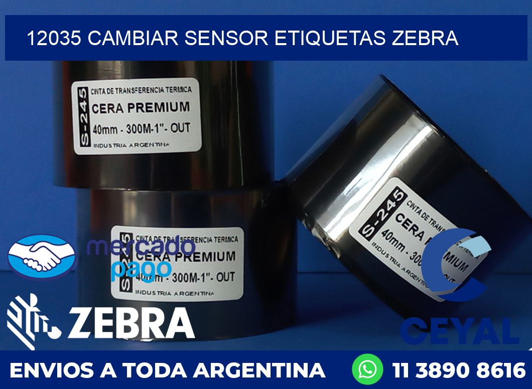 12035 CAMBIAR SENSOR ETIQUETAS ZEBRA