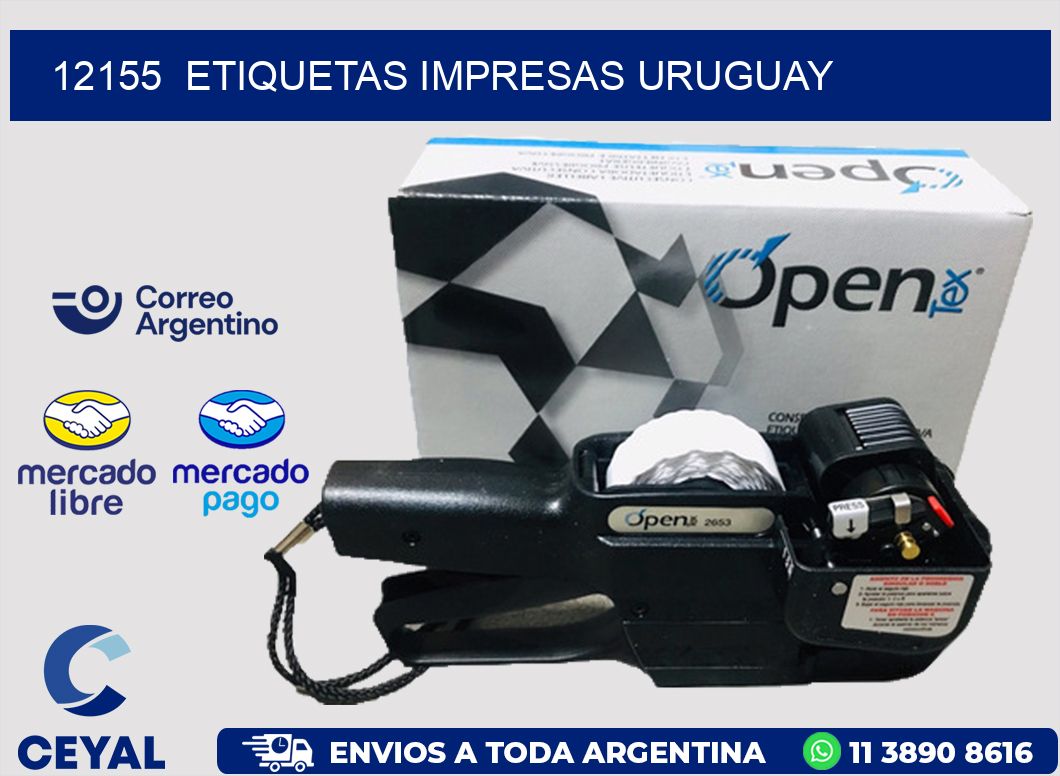 12155 ETIQUETAS IMPRESAS URUGUAY