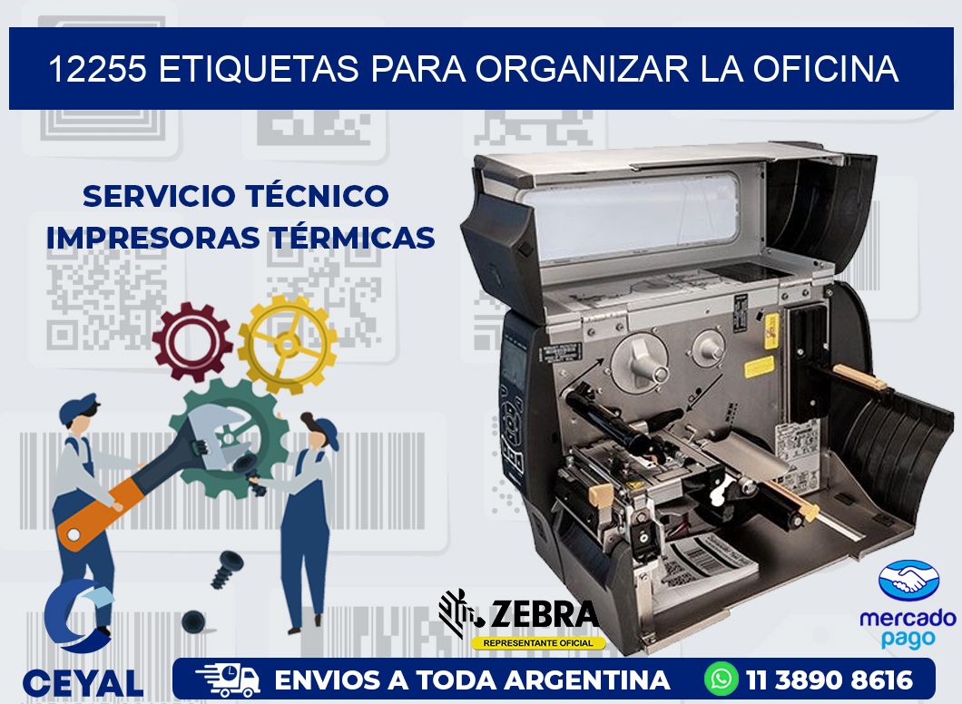 12255 ETIQUETAS PARA ORGANIZAR LA OFICINA