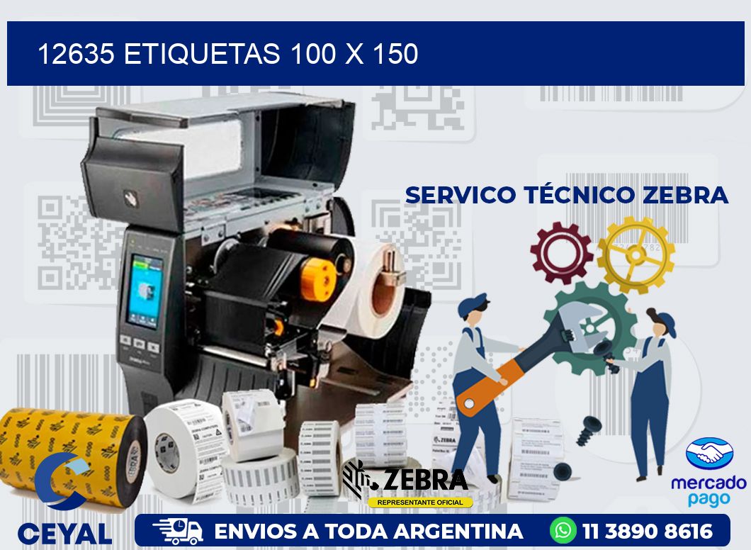 12635 ETIQUETAS 100 X 150