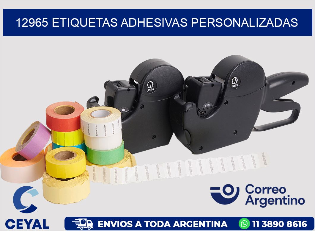 12965 ETIQUETAS ADHESIVAS PERSONALIZADAS