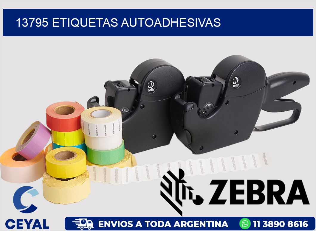 13795 ETIQUETAS AUTOADHESIVAS