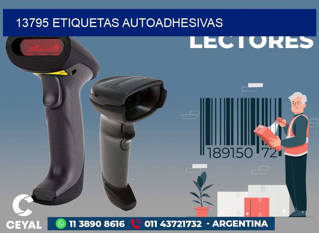 13795 ETIQUETAS AUTOADHESIVAS