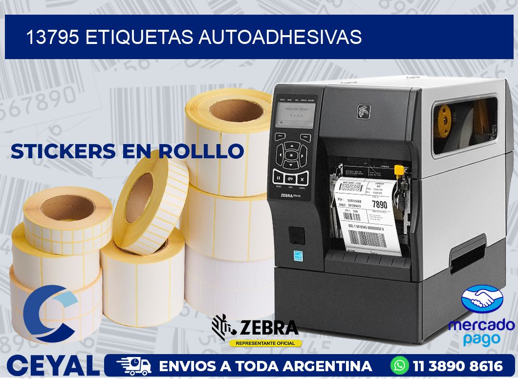 13795 ETIQUETAS AUTOADHESIVAS