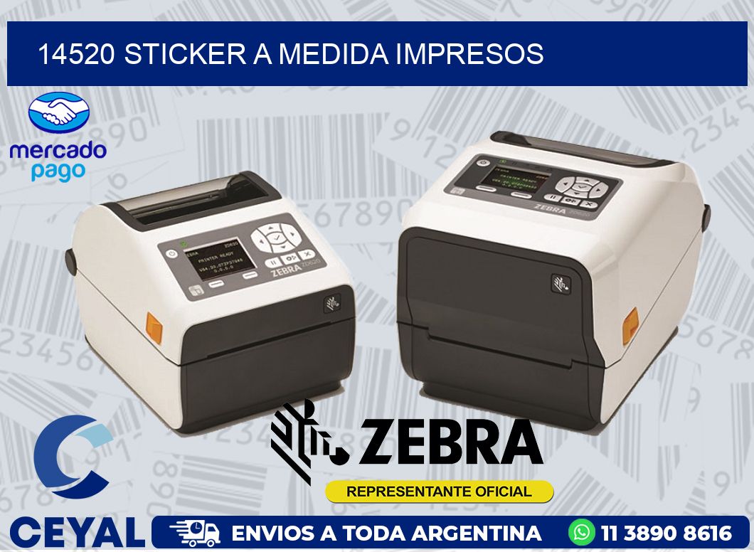 14520 STICKER A MEDIDA IMPRESOS