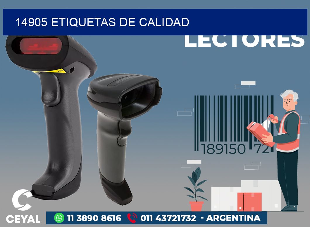 14905 ETIQUETAS DE CALIDAD