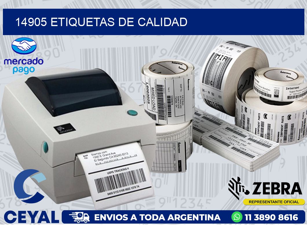 14905 ETIQUETAS DE CALIDAD