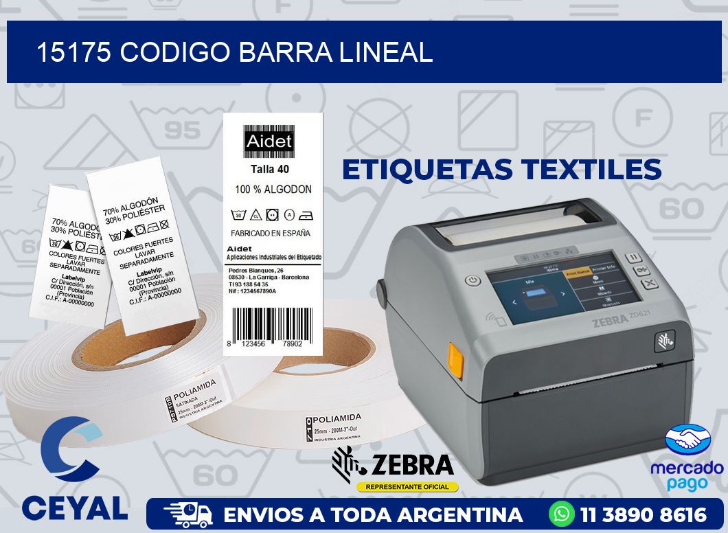 15175 CODIGO BARRA LINEAL