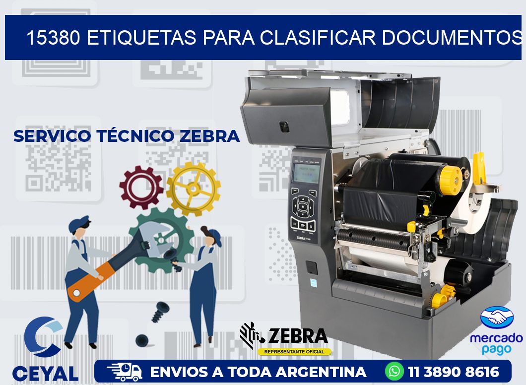 15380 ETIQUETAS PARA CLASIFICAR DOCUMENTOS