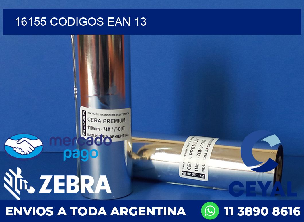 16155 CODIGOS EAN 13