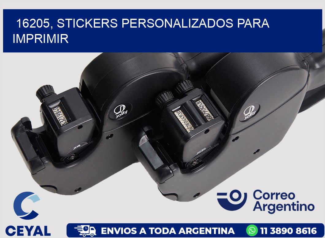 16205, stickers personalizados para imprimir