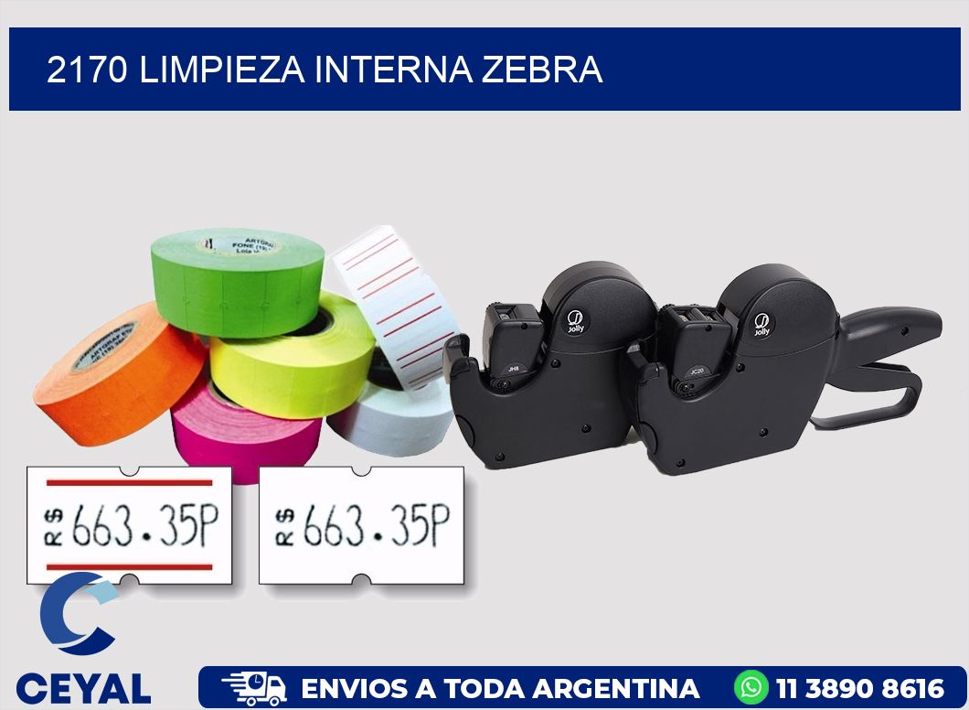 2170 LIMPIEZA INTERNA ZEBRA