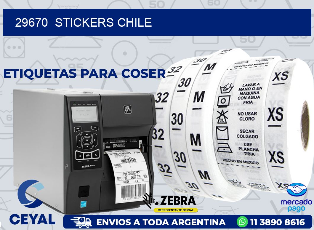 29670  STICKERS CHILE