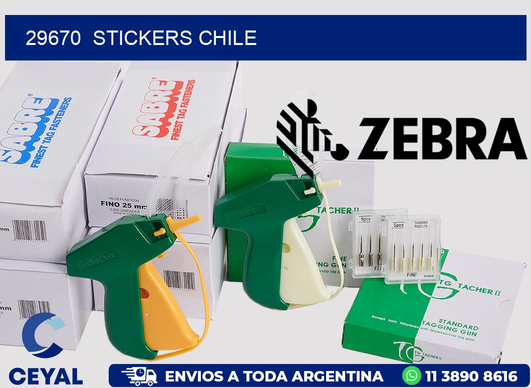 29670  STICKERS CHILE