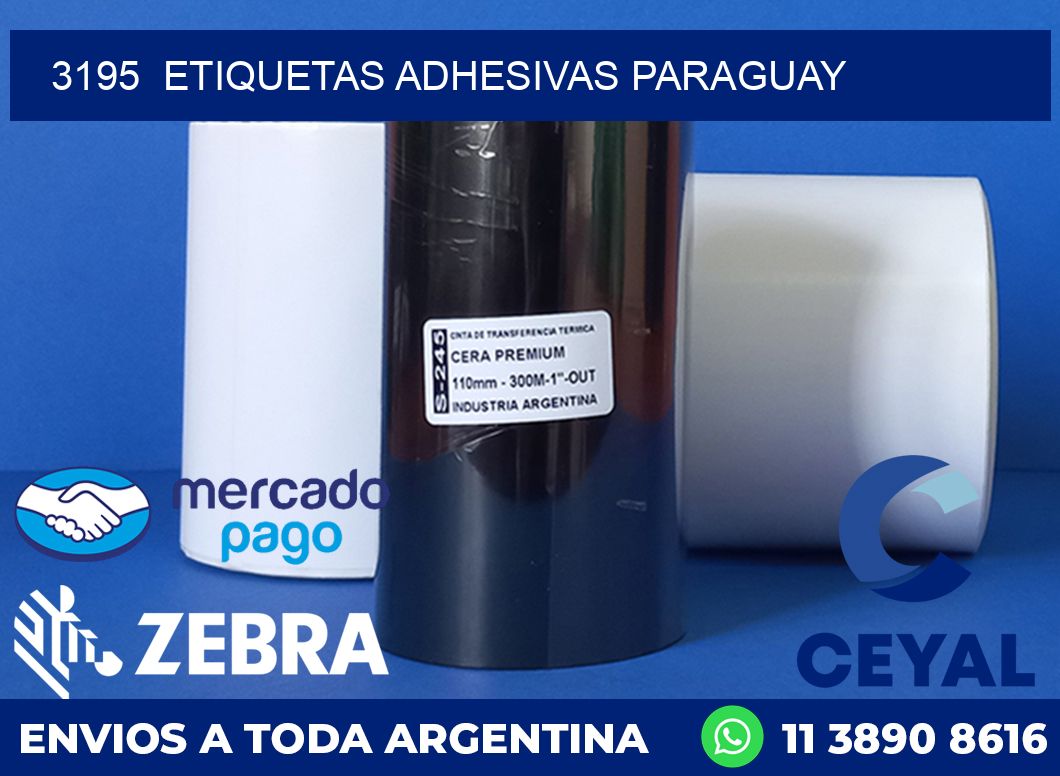 3195 ETIQUETAS ADHESIVAS PARAGUAY