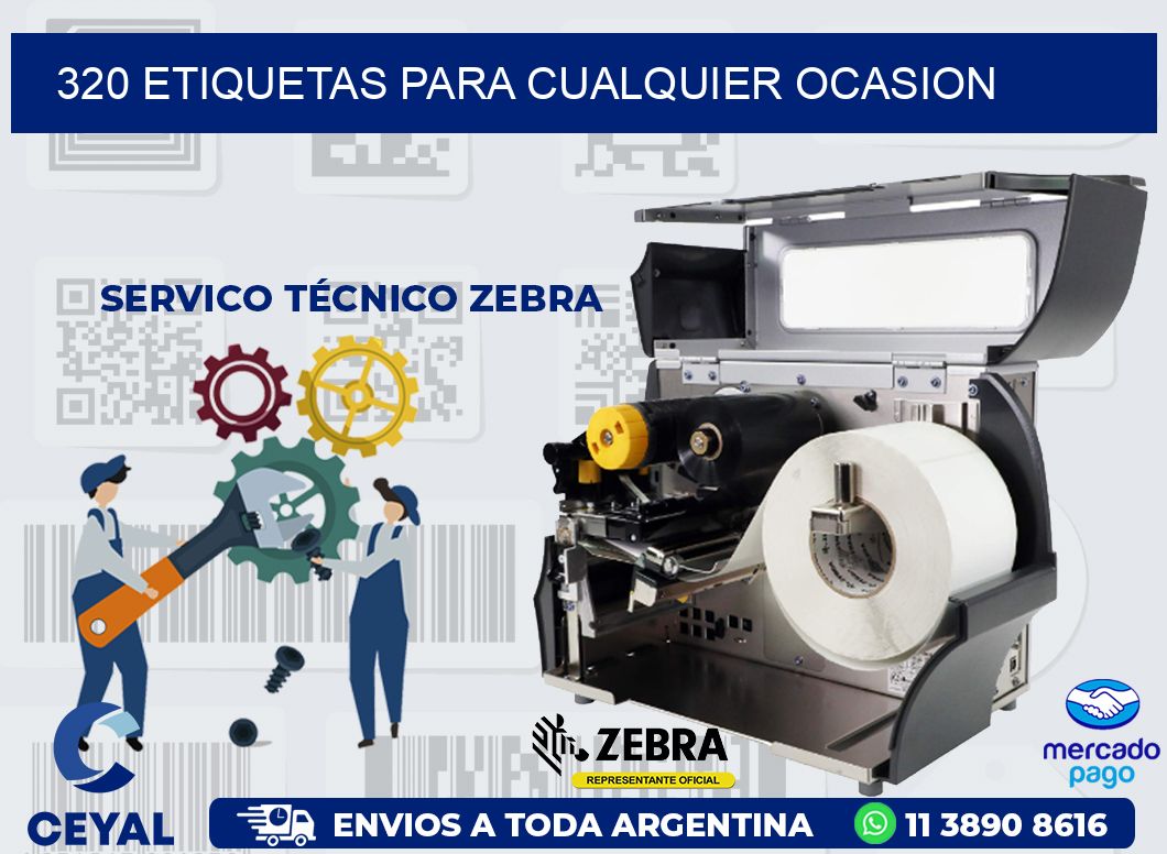 320 ETIQUETAS PARA CUALQUIER OCASION